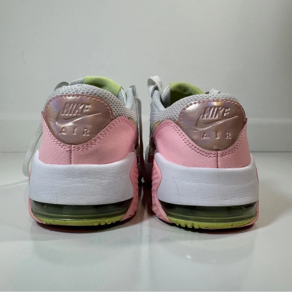 Nike Air Max Excee GS Sneakers White Pink‎ Lime CW5829-100 Size 4Y